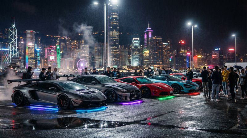 明星视频幕后花絮：深夜车聚